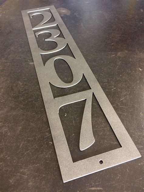 house number metal sign|metal reflective house numbers.